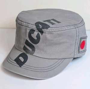 Ducati Gray Designer Employee Military Painter Cap & Japanese Flag Patch Puma