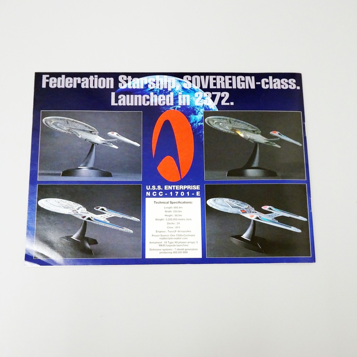 Star Trek 1/1700 U.S.S. ENTERPRISE NCC-1701-E Plastic Model Kit