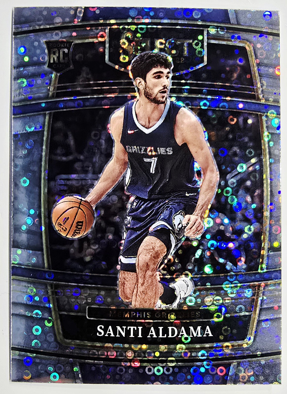 2021-22 Panini Select Fast Break Disco Santi Aldama Rookie RC Concourse #64 ✨️