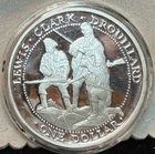 2003 Shawnee Tribe Lewis & Clark & Drouillard Proof .999 Silver 1 Troy Oz Round