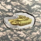 Gold Tank US Army Art Bar 1/1000th Oz .999 Fine Gold Eagle Made In USA Bullion