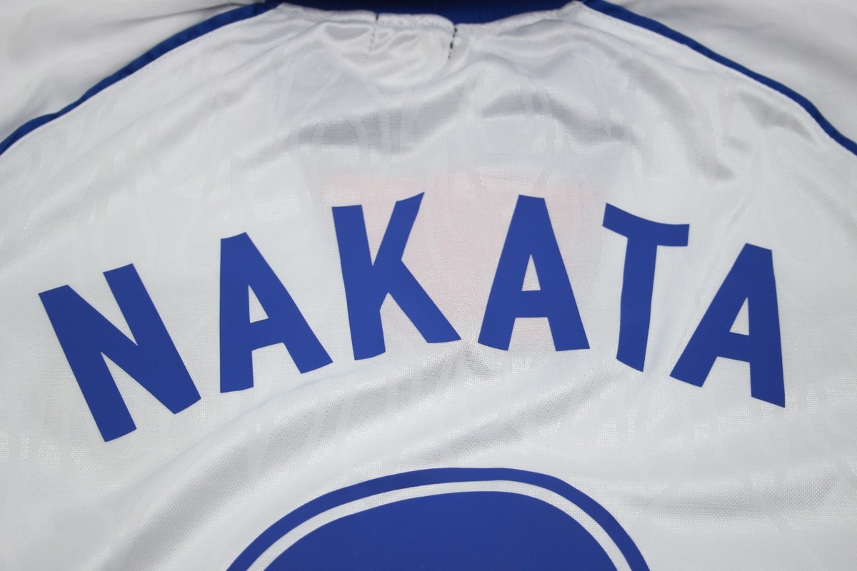 Asics Japan National Team 1998 NAKATA 8 Away Football Shirt Jersey