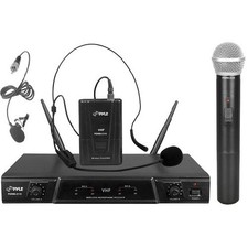 Pyle Pro PDWM-2115 Dual-Channel VHF Wireless Handheld  Microphone System
