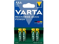 Varta Aaa 550Mah Akku Recharge Power Nimh (4Er Blister)