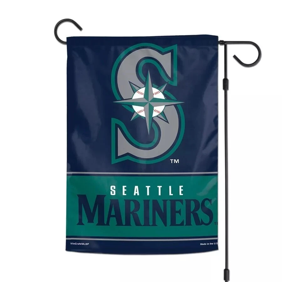 Seattle Baseball Garden Style Double Sided Flag