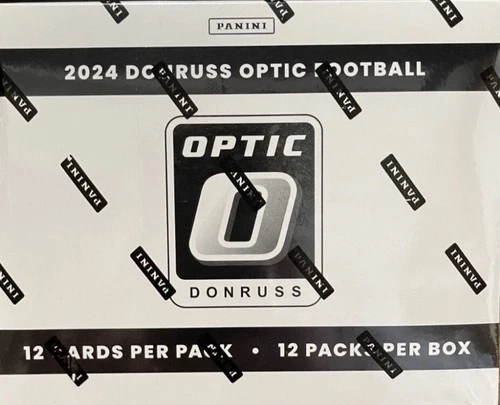 2024 PANINI DONRUSS OPTIC NFL FOOTBALL SEALED 12 PACK CELLO FAT PACK BOX
