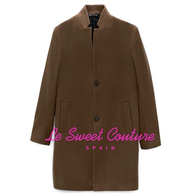 zara men lapel coat