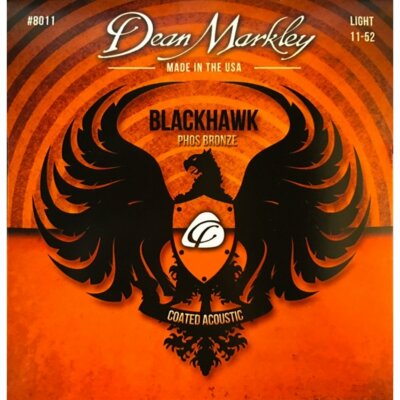 Dean Markley 8011 Blackhawk Coated Phos Bronze Akustiksaiten 11-52