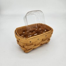 Longaberger 1997 Business Card Basket Protector OFFICE DESK PAPERCLIPS COINS