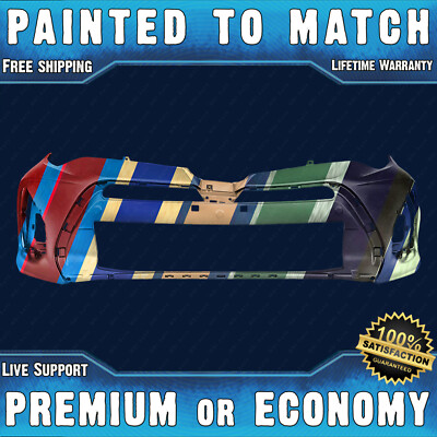 NEW Painted To Match Front Bumper for 2017 2018 2019 Toyota Corolla Sedan SE XSE