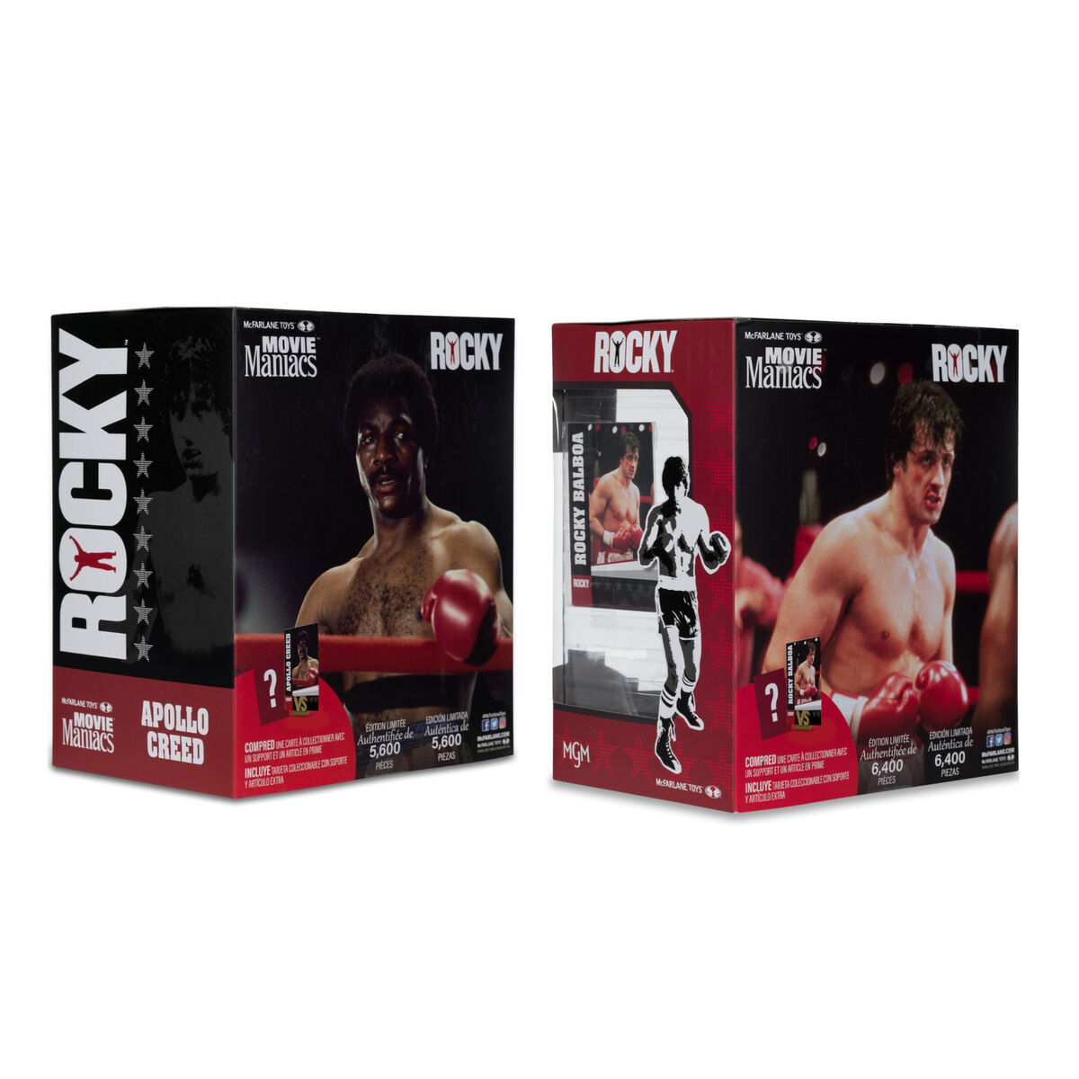 McFarlane Toys Movie Maniacs Rocky Balboa 6 Inch Posed McFarlane Toys Movie Maniacs Rocky Balboa 6 Inch Posed