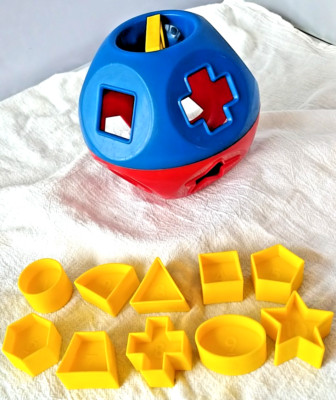 Tupperware Tupper Toys SHAPE O BALL Classic Shape Sorter 100% COMPLETE Vtg 1970s