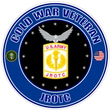 Cold War Veteran Jrotc Bumper Sticker Military Vinyl Soldier Decal 5"