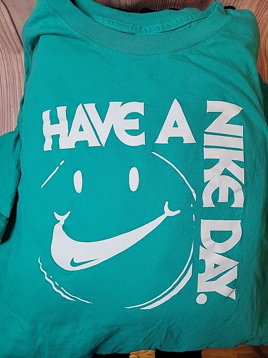 Nike Men’s Sporswear Short Sleeve Have A Nike Day T-Shirt Teal Blue Green  Sz XXL