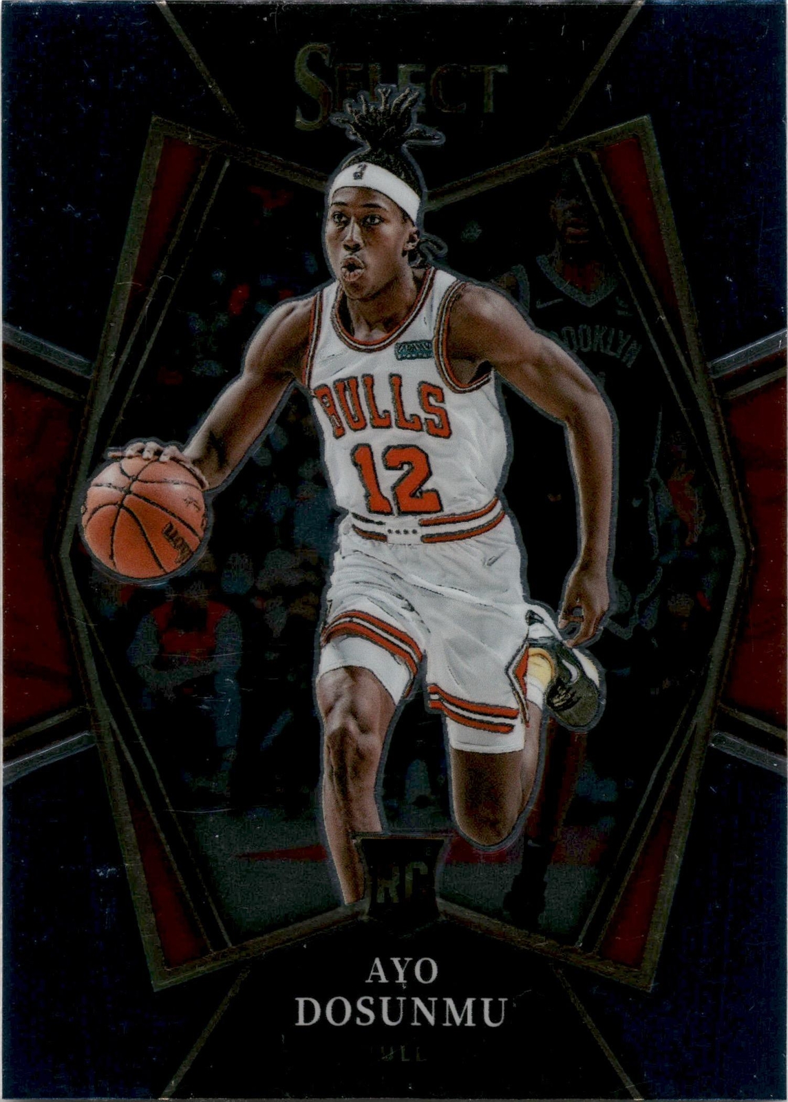 2021-22 Panini Select Ayo Dosunmu #154 Rookie Blue (Retail Base) Chicago Bulls