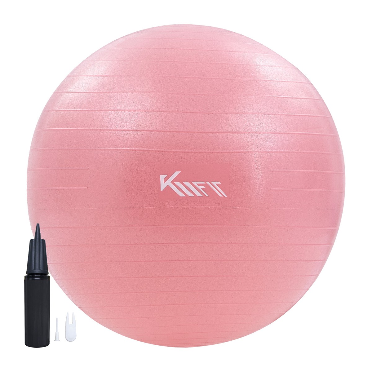 KM-Fit Ballon De Gym 75cm Violet - Ballon De Pilates, Yoga, Fitness Avec Pompe (neuf)