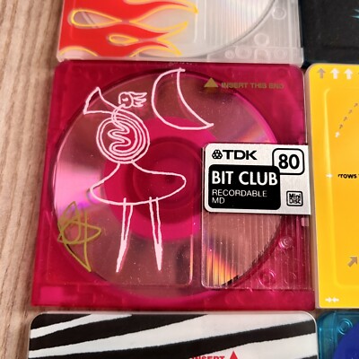 TDK mini disc - BIT CLUB series 6 set - 74, 80 min