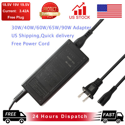 New AC Adapter Laptop Battery Charger For Dell Asus HP IBM Samsung Power Cord