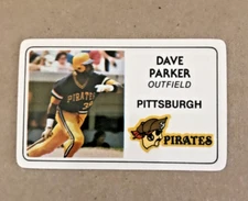 1981 PERMA GRAPHIC #-13 DAVE PARKER==PITTSBURGH PIRATES