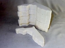 Lot of 6 Stress Relief Toys, Florida Shaped, White Squeezable Foam ~ #SB-815