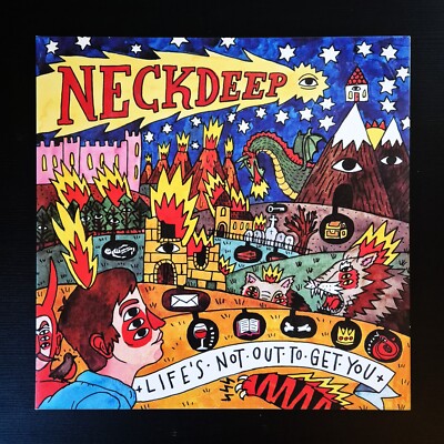 NECK DEEP - LIFE'S NOT OUT TO GET YOU Limited Edition TURQUOISE Vinyl LP Punk