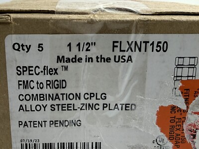 1 Box of 5 - American Fittings Corp FLXNT150 1-1/2'' Spec-Flex Adapter FMC to RIG