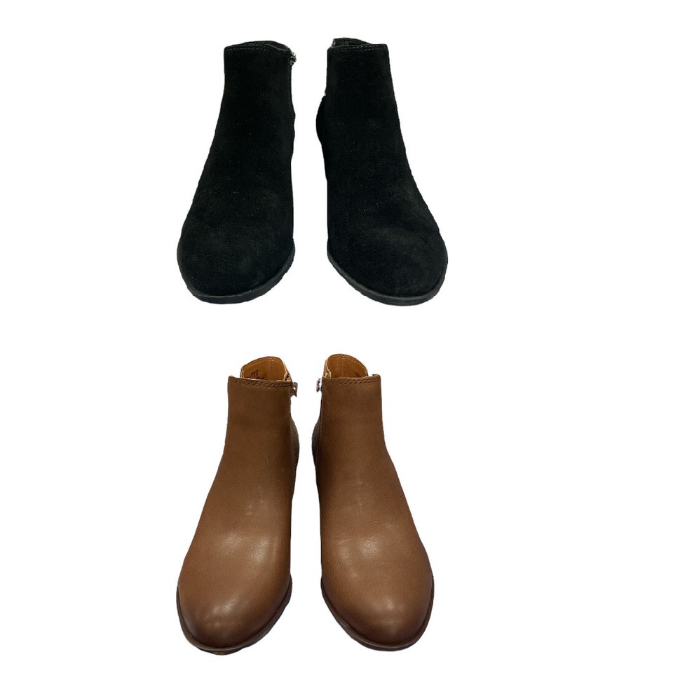 Lucky Brand Women's Bessie Cuban Heel Side Zip Ankle Boot eBay