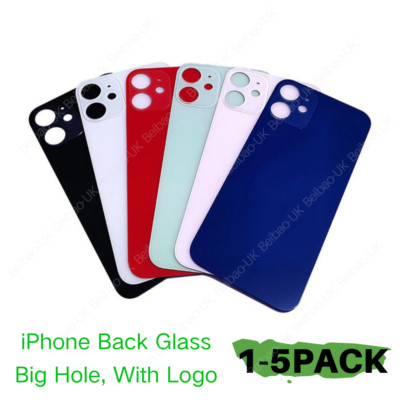 Back Glass Replacement Big Hole Lot For iPhone 11 12 13 14 15 Pro Max Rear Cover