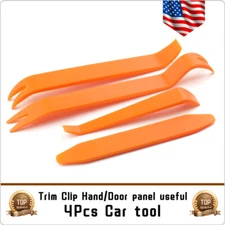 4pcs Car Trim Removal Tool Car Panel Door Dashboard Fastener Remover Pry SET US