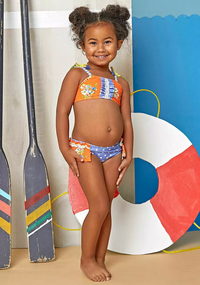 popular enaguas Deshabilitar MATILDA JANE Swim Away Swimsuit Size 8 Bikini Lets go together Girls In Bag  2 Pc | eBay