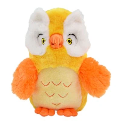 KÖGLER Labertier Laber XXL Eule Gelb beweglichem Schnabel Nino Plüsch nachplappert Neu