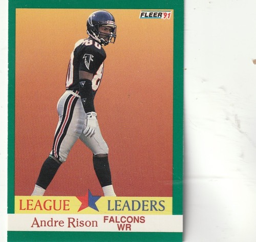 1991 Fleer Andre Rison #412 card