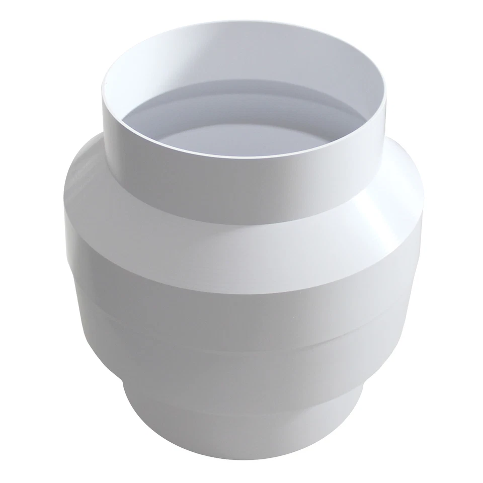 MKK Kondenswasserabscheider Kondenswassersammler Ø 100 Ø 125 weiß Rundrohr Abluft