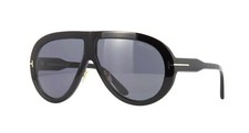 Tom Ford TROY FT 0836 Shiny Black/Grey (01A) Sunglasses