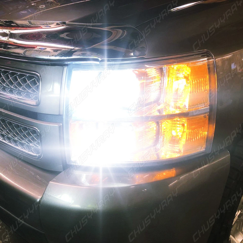 Para Chevrolet Caprice 1987-1989 1990 6000K Faros LED Bombillas de haz alto y bajo Foto 3 de 4