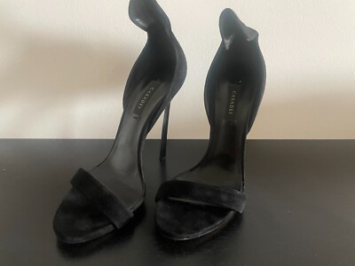 casadei schwarze blade sandalen Gr. 39 gebraucht guter Zustand