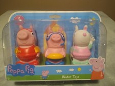 Peppa Pig Bath Squirters Water Bath Toy 3 Pigs NEW