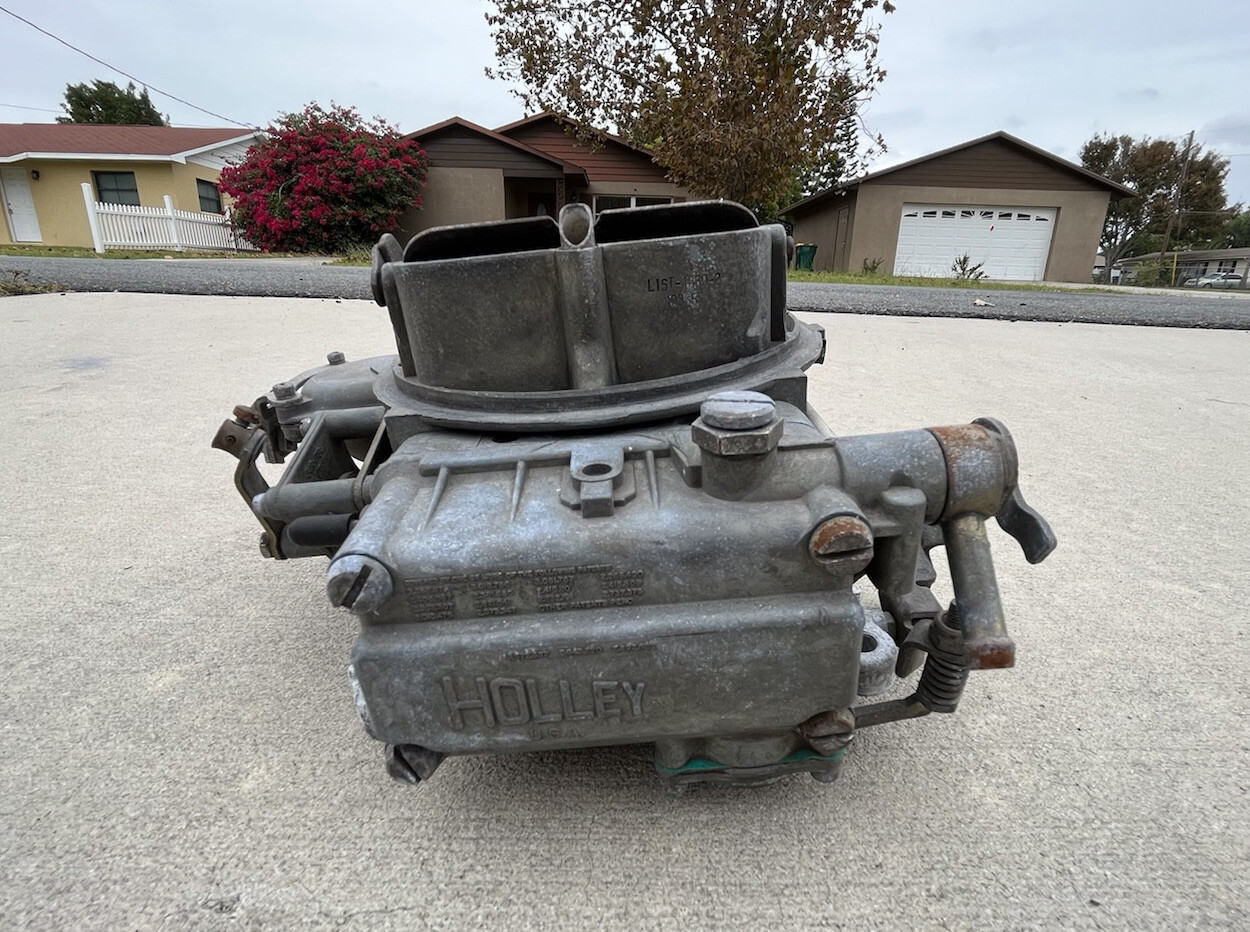 Vintage Holley 4160 4BBL Carburetor 600CFM Needs Rebuild / For Parts
