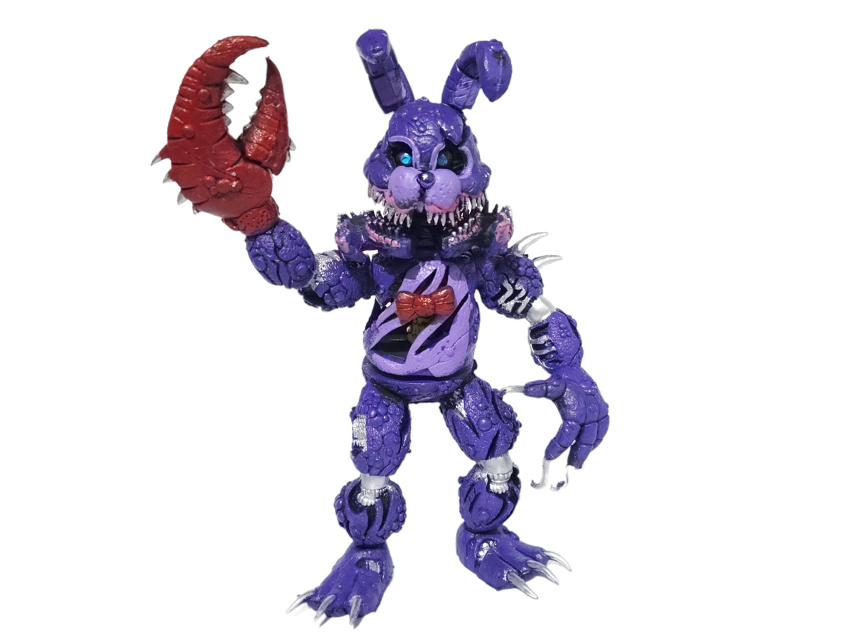 TOY FIGURE MEXICAN BONNY PURPLE FIVE NIGHTS AT FREDDY 'ANIMATRONICS TWISTED