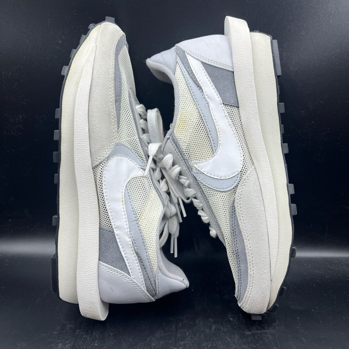 Nike sacai x LDWaffle Summit White - Size 8 | eBay Nike sacai x LDWaffle Summit White - Size 8 | eBay