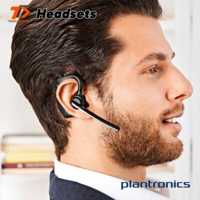 Plantronics Savi W745 Headset – Drahtlos Mit DECT, Smart-Sensor & Noise-Cancelling, Ideal Fürs Büro