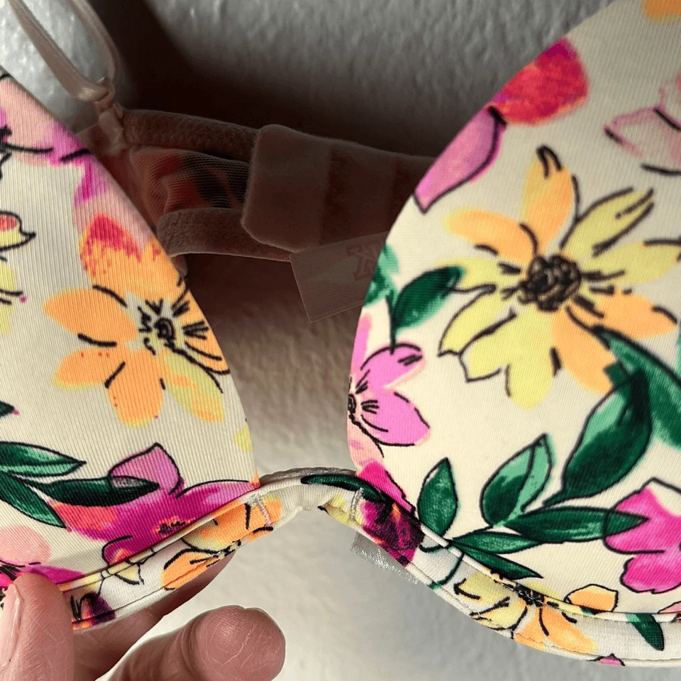 Sujetador Victoria's Secret Arizona Body Algodón Orgánico Demi Multicolor Talla 32A Foto 2 de 4