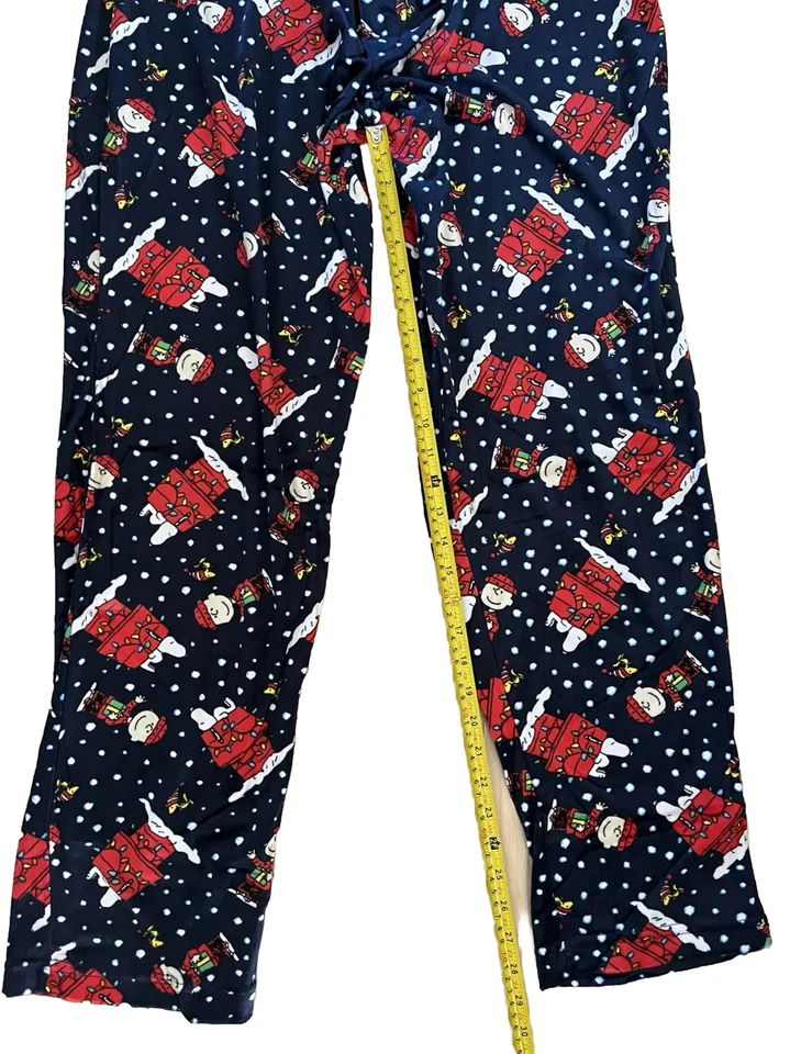 Charlie Brown Navidad Lounge Pantalones Snoopy Pijama Hombre Talla L Foto 4 de 4