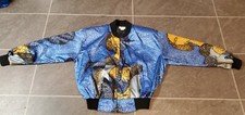 VTG 80'S 90'S POP ART PICASSO WOMEN'S BOMBER JACKET CONTINENTAL IMAGE