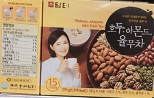 Korea Damtuh Walnuts Almonds Job's Tea 15 / 50 sticks /Black Herbal Tea 50sticks