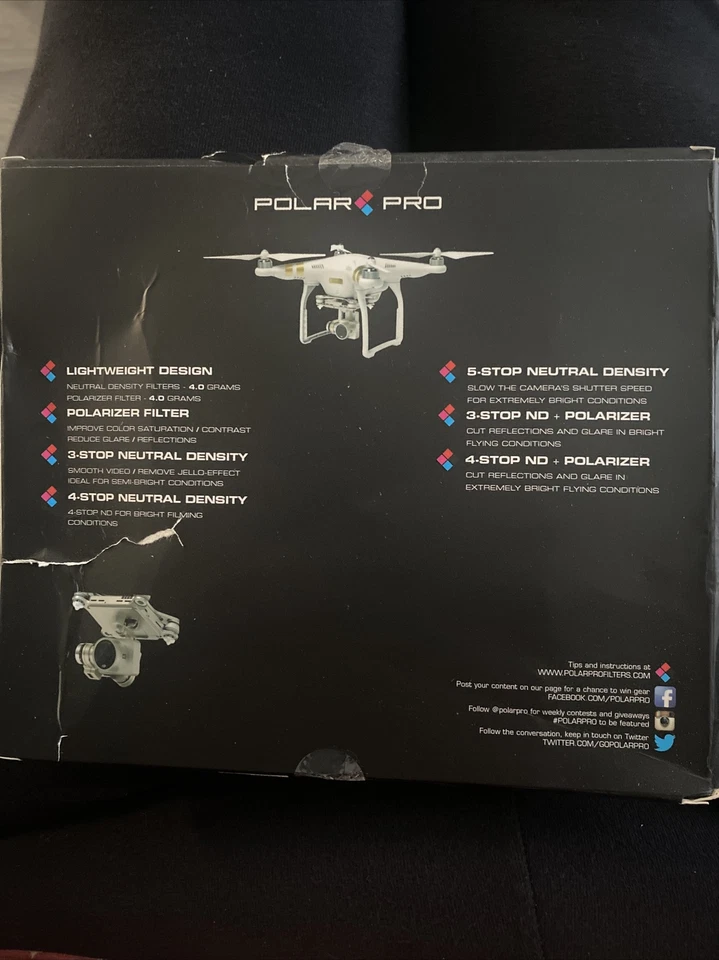 POLAR PRO DJI Phantom 3 Standard 6-Pack Filter - Image 2 of 2