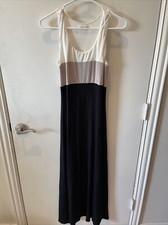 Calvin Klein Womens Size 10 Multicolor Long Dress