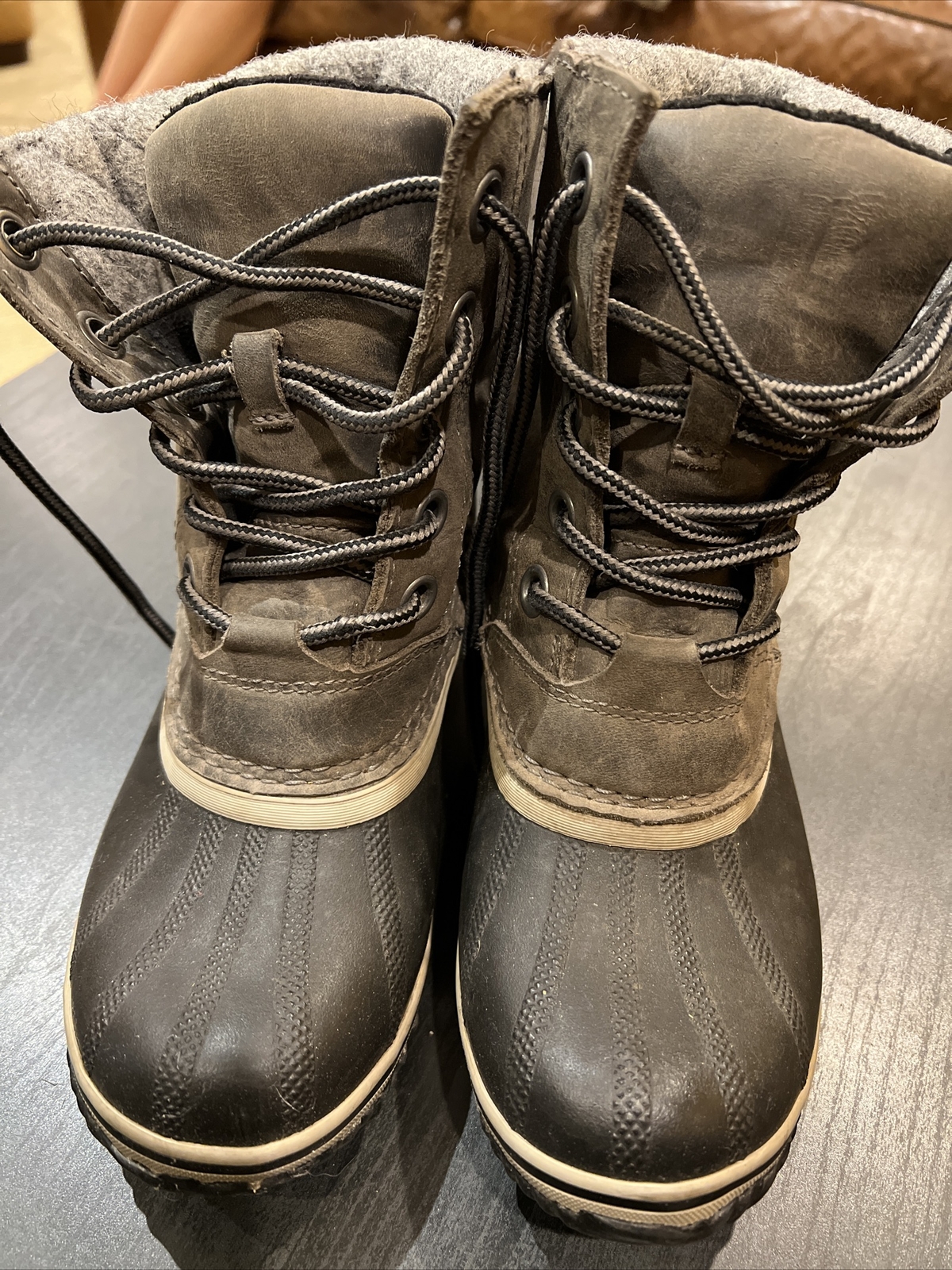 Sorel Womens Sz 6 Slimpack II Quarry 