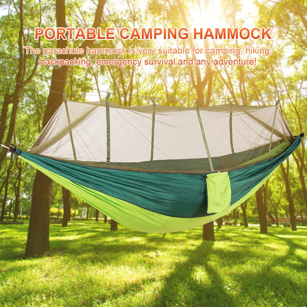 1 2 Person Hammock Tent Breathable Portable Hammock Canopy Travel