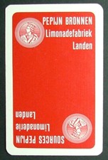 1 x Joker playing card Drink Pepijn Bronnen Limonadefabriek Landen AD 403